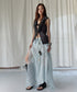 Frill Collar Vest & Sheer Flare Skirt Series